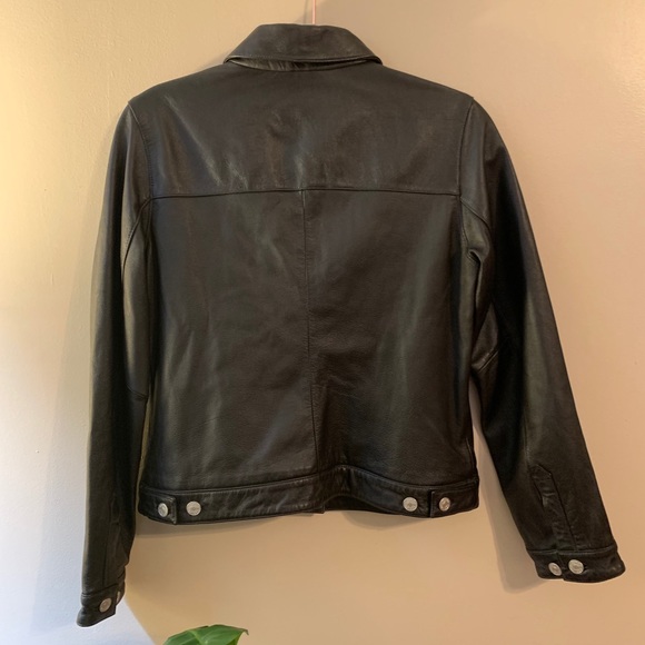 Tommy Hilfiger leather jacket - SMALL - Picture 5 of 5